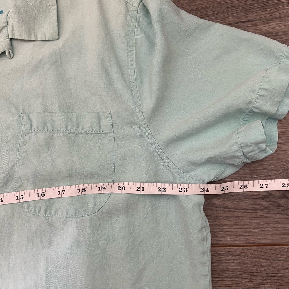 Tommy Bahama Mens Silk Button Down Shirt size Large - Picture 8 of 9